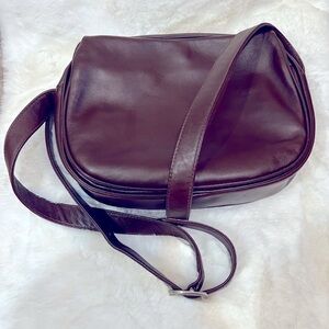 Tuscan’s Brown Leather Crossbody/Shoulder Bag Made in Italy